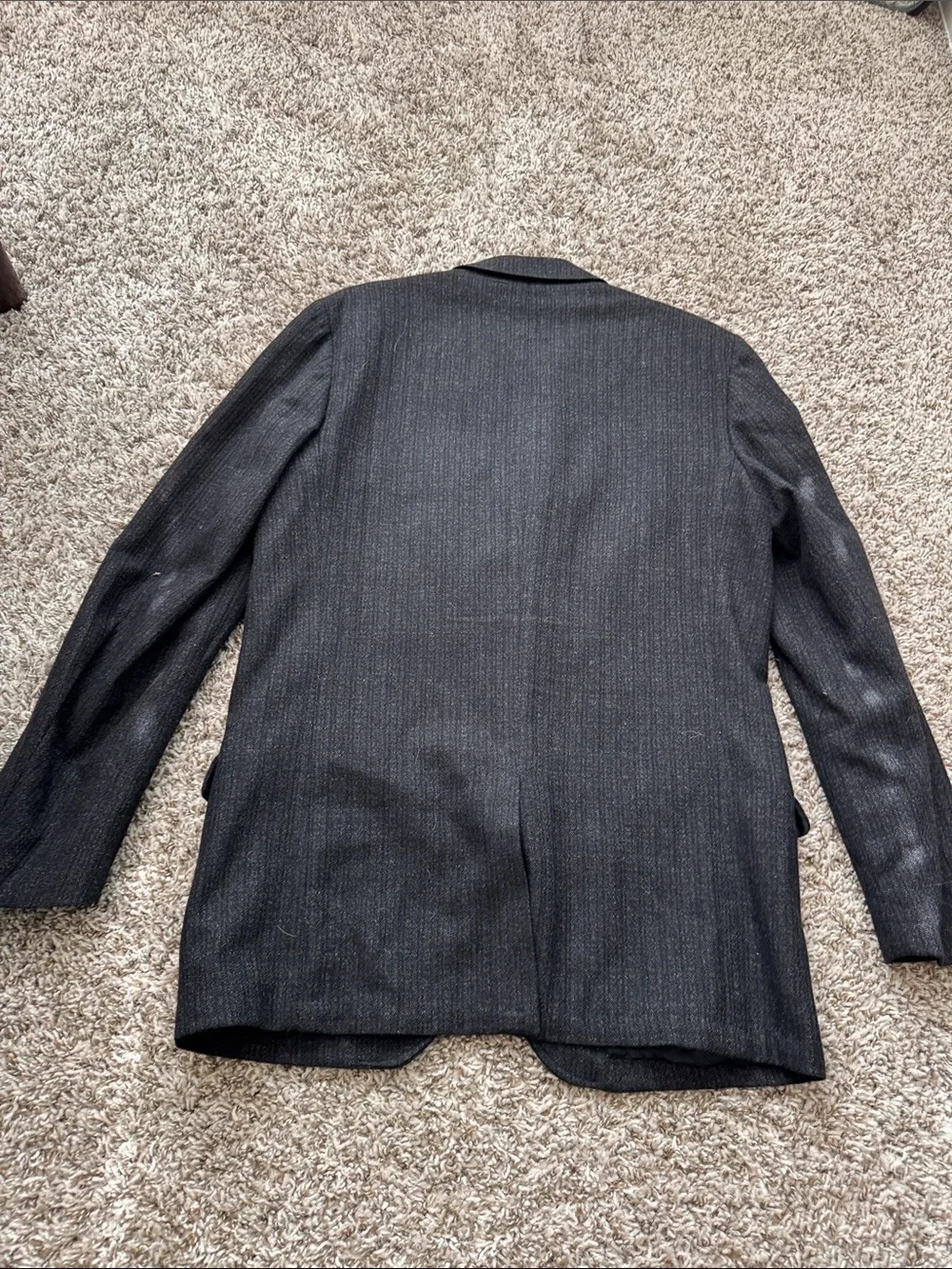 Vintage 1950's Truxton Wool Pinstripe Mens Suit 40R